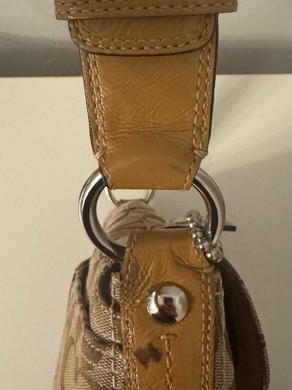 SOLD ELSEWHERE-Authentic -Vintage Y2K Coach Soho Signature Bag + Wallet - Picture 7 of 15
